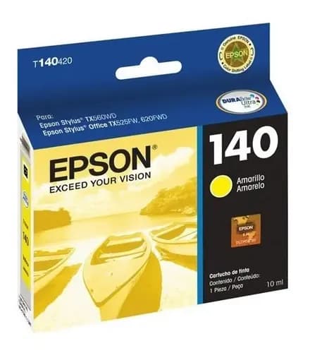 Tinta Epson Stylus 140 T140420-al Color Amarillo
