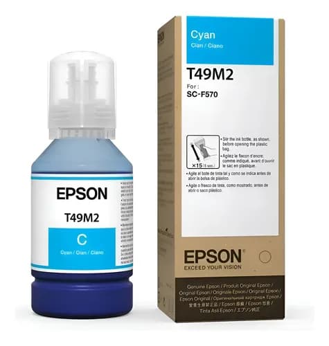 Tinta Epson T49h T49h1 Cyan 140ml T3100x T3170x Cian