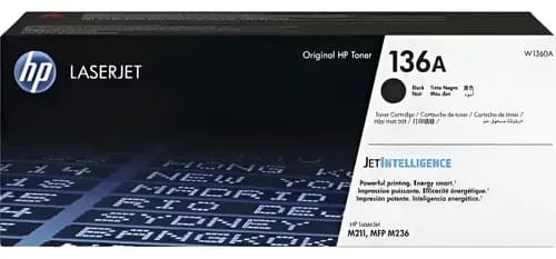 Toner Hp W1360a 1360 136a 136 Negro M236 236 Original Negro