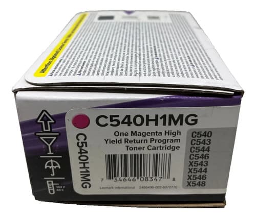 Cartucho Toner Lexmark C540h1mg Magenta