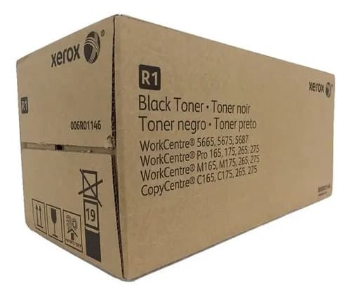 Toner Xerox 5665,5675,5687,5775,5790,265,275 - 006r01146 Ori Negro