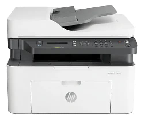 Impresora Multifunción Monocromática Hp Laserjet 137fnw Con Wifi Blanco/negro