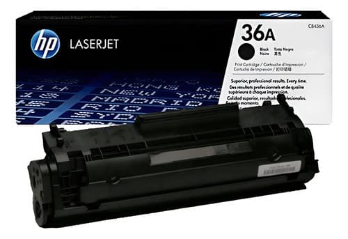 Tóner Hp Laserjet Cb436a Color De Tinta Negro 36a 1505 1522 Negro