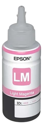 Tinta Epson P/ L800 Magenta Claro T673620 Original 673 Magenta Light