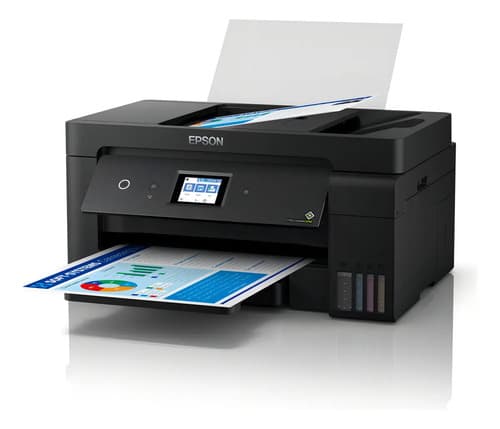 Impresora Multifunción A Color Epson Ecotank L14150 Con Wifi Negro