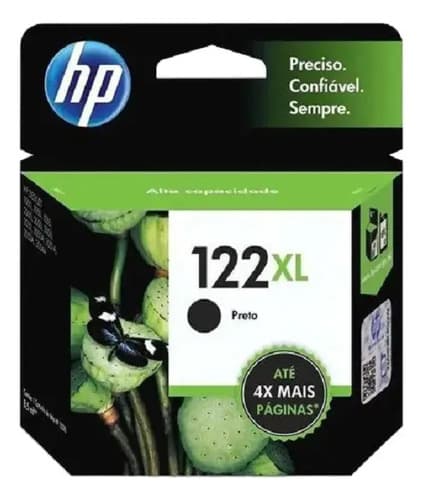 Cartucho Negro Hp 122xl De 8 Ml, 1 Unidad