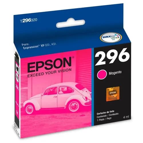 Cartucho De Tinta Epson 296 T296320-al Magenta