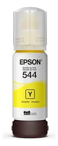 Tinta De Impresora Epson T544 Amarilla De 65 Ml Yellow