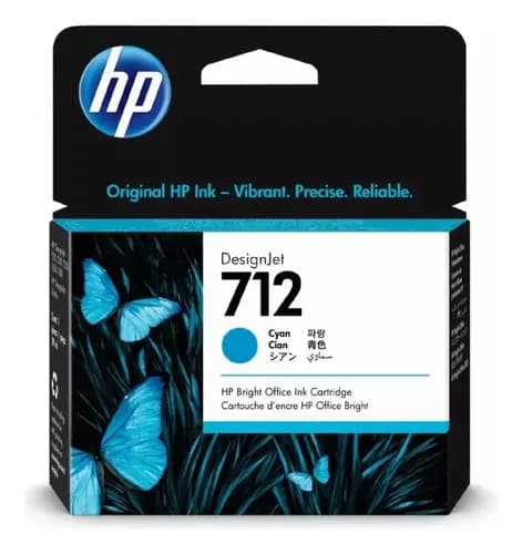 Cartucho Hp 712 Cian 210 230 250 630 650 Original 3ed67a