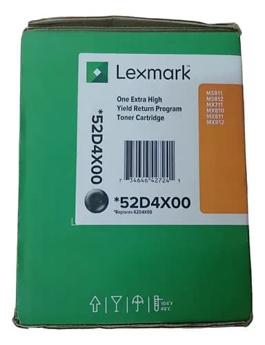 Toner Lexmark 52d4x00 524x Ms811 Ms812 Original Negro