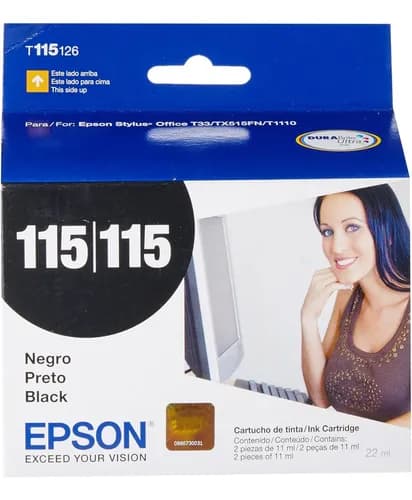 Cartucho Epson 115 Doble 115126 T33 Tx515 Fn T1110 Cerrado Si