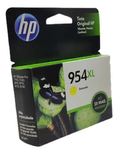 Cartucho De Tinta De Color Amarillo Hp 954xl