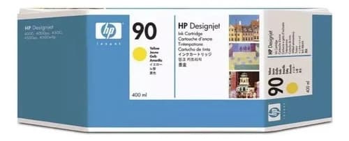 Cartucho De Tinta Hp 90 Amarillo De 400 Ml Para Designjet