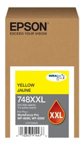 Epson T748xxl420-al Cartucho Amarillo Para Wf-6090 Wf-65 /v