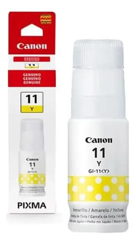 Tinta Canon Gi-11 Unidad Colores G2160 G3160 Etc Tinta Amarillo