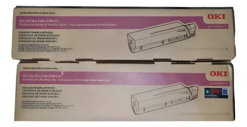 Toner Oki B431 Mb491 44917601 Original (12k) Negro