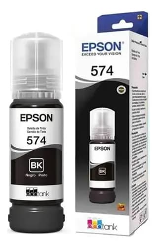 Botella De Tinta Epson 574 Negra 70ml L8050 Tinta Black