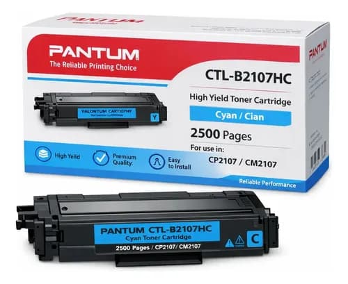 Tóner Pantum Ctl-b2107hc En Color Cian