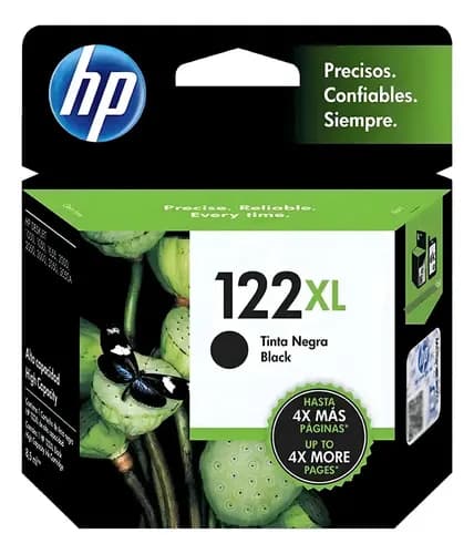 Cartucho Negro Hp 122xl Ch563hb Para 1000 2000 2050 3050