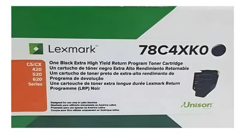 Toner Lexmark 78c4xk0 Cs420 Cs520 Cs620 Cx420 Cx520 Cs620 Negro