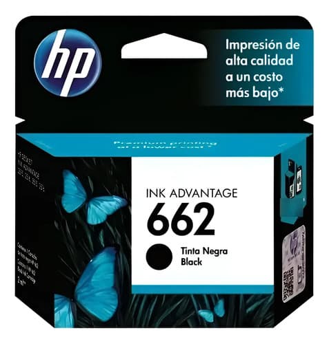 Cartucho Hp 662 Negro 1515 2515 3515 3545 2545 2645