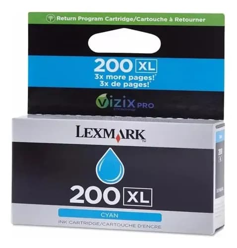 Cartucho Lexmark 200xl Cyan Original  L Pro 4000 5500