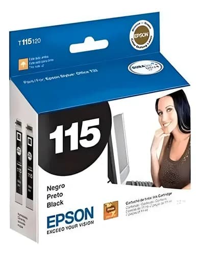 Cartucho Epson 115 Negro Original T33 T1110 Tx515fn Blister