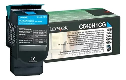 Toner C540h1cg Lexmark C540 C543 C546 X543 X544 X546 X548 Cyan