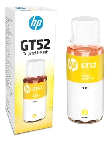Tinta Hp Gt52 Amarillo 315 410 415 515 530 720 750 Venc 2024 Amarillo