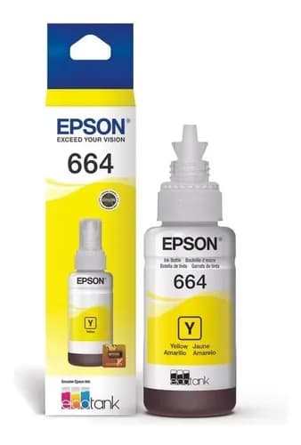 Tinta Epson T664 Amarillo Serie L 70ml