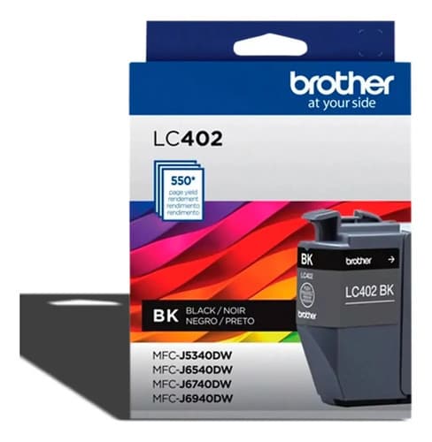 Cartucho Brother Lc402 Xl Bk Color Negro Mfc-j5340dw J6540dw