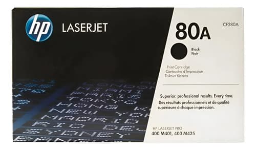 Toner Hp Cf280a Cf280 80a 80 400 401 425 Original Negro Hp