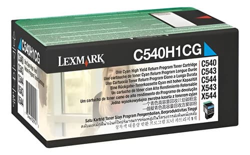Toner Lexmark C540a1cg C540 C543 C544 C546 X543 X544 X546 Cyan