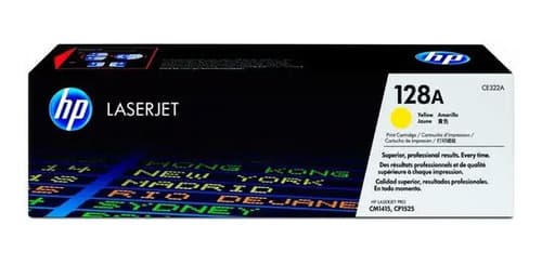 Tóner Hp 128a Amarillo Laserjet (ce322a) Para Cm1415fn, Cm1415fnw, Cp1525nw