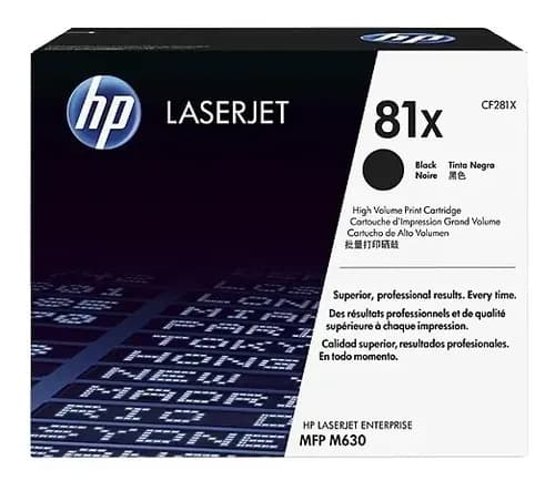 Hp Cf281x Cf281 281x Toner 81x 81 630 604 605 606 Original Negro