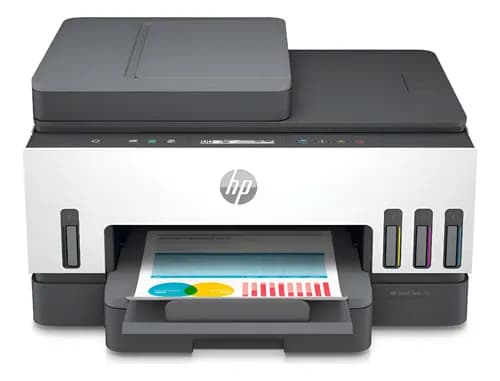 Impresora Hp 750 Color Smartank Duplex Multifuncion Wifi Red Blanco/gris