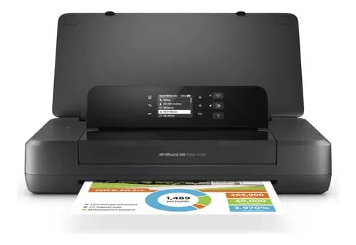 Impresora A Color Hp Officejet 200 Mobile Inalámbrica Wifi Negro