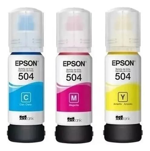 Tinta Epson 504 Original X3 Colores L4160 L4260 L6270 L14150 Mix