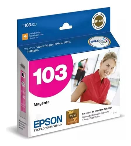 Cartucho Epson 103 Magen T103320 T40 Tx515 Tx600 T1110 Tx550
