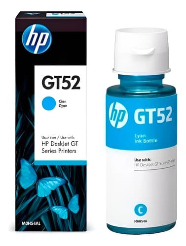 Tinta Hp Gt52 Cian M0h54al Gt5820 5820 Original Cian Sí