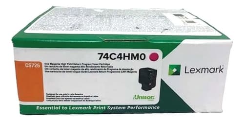 Tóner Lexmark 74c4hm0 Cs725 Color Magenta
