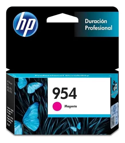 Cartucho De Tinta Hp 954 Magenta (l0s53al) Para Hp Deskjet 7740, 7720, 8710, 8720, 8730, 8210