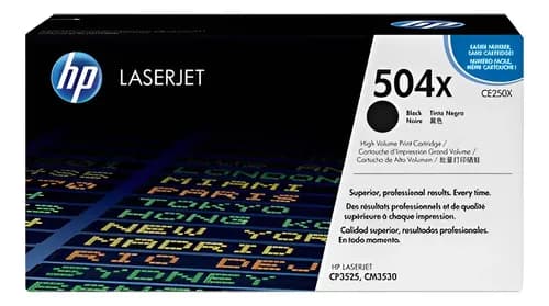 Toner Hp Ce250x 250 250a 504x 504 504a Cp3525 Cm3530 Cp3520 Negro Hp