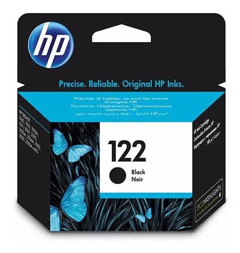 Cartucho De Tinta Hp 122 Negra (ch561hl) Para Hp Deskjet 1000, 2050, 3050, 2000