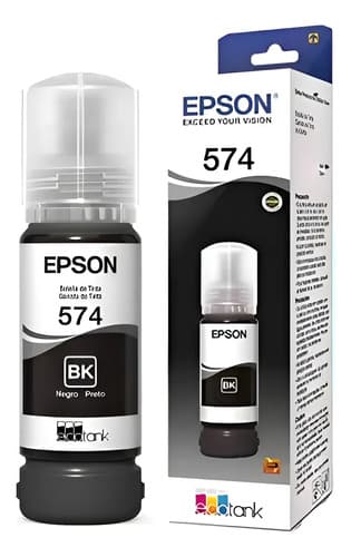 Tinta Para Impresora Epson T574 Color Black  L8050 L18050 Black