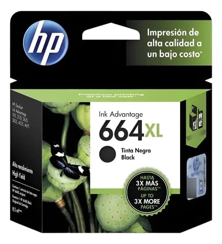Cartucho Hp 664xl Negro 2135 2675 3635 3775 3835 4535 4675