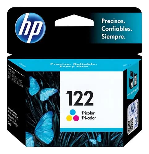 Cartucho De Tinta Hp 122 Color Tricolor De 1.5 Ml