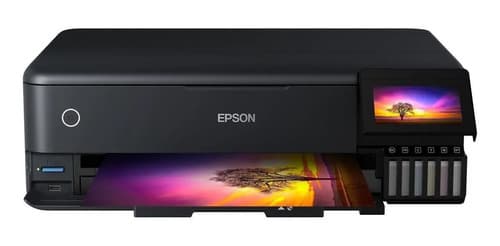 Impresora A Color Multifunción Epson Ecotank L8180 Con Wifi  Negro