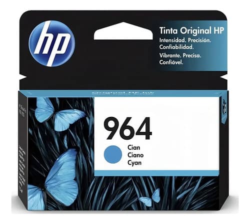 Cartucho De Tinta Hp 964 Cian 3ja50al