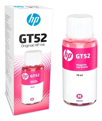 Tinta Hp Gt52 Magenta M0h55al Gt5820 5820 Original Magenta Sí
